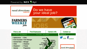 What Farmersweeklyjobs.co.nz website looked like in 2016 (7 years ago)