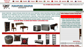 What Furniturejodhpur.com website looked like in 2016 (7 years ago)