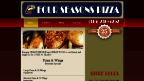 What Fourseasonspizza.com website looked like in 2016 (7 years ago)