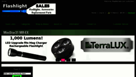 What Flashlightsales.com website looked like in 2016 (7 years ago)