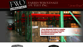 What Farriswholesale.com website looked like in 2016 (7 years ago)
