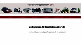 What Forsikringsbiler.dk website looked like in 2016 (7 years ago)