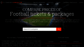 What Footballticketscompare.com website looked like in 2016 (7 years ago)