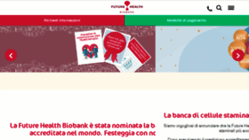 What Futurehealthbiobank.it website looked like in 2016 (7 years ago)