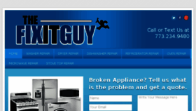 What Fixitguychicago.com website looked like in 2016 (7 years ago)