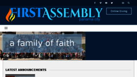 What Firstassemblypc.org website looked like in 2016 (7 years ago)