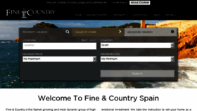 What Fineandcountry.es website looked like in 2016 (7 years ago)
