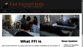 What Fastforwardindia.org website looked like in 2016 (7 years ago)