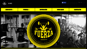 What Fuerzacrossfit.com website looked like in 2016 (7 years ago)