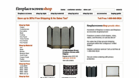 What Fireplacescreenshop.com website looked like in 2016 (7 years ago)