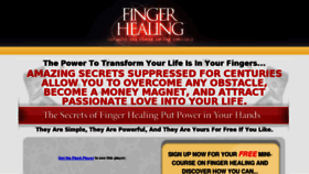 What Fingerhealing.com website looked like in 2016 (7 years ago)