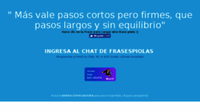 What Frasespiolas.com.ar website looked like in 2016 (7 years ago)