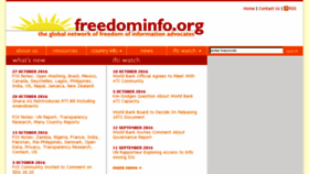 What Freedominfo.org website looked like in 2016 (8 years ago)