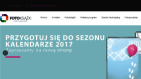 What Foto-ksiazki.pl website looked like in 2016 (7 years ago)