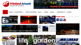 What Frieslandactueel.nl website looked like in 2016 (7 years ago)