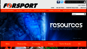 What Forsport.co.uk website looked like in 2016 (7 years ago)