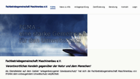 What Fgma.de website looked like in 2016 (7 years ago)