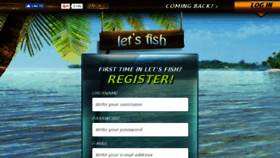 What F2.lets-fish.com website looked like in 2016 (7 years ago)