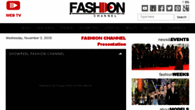 What Fashionchannel.it website looked like in 2016 (7 years ago)