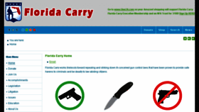 What Floridacarry.org website looked like in 2016 (7 years ago)