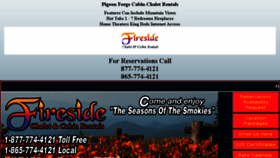 What Firesidechalets.com website looked like in 2016 (7 years ago)