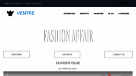 What Fashionaffairmagazine.com website looked like in 2016 (7 years ago)