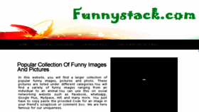 What Funnystack.com website looked like in 2016 (7 years ago)