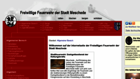 What Feuerwehr-meschede.de website looked like in 2016 (7 years ago)