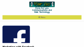 What Fairgo.biz website looked like in 2016 (7 years ago)