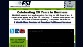 What Fsifulfillment.com website looked like in 2016 (7 years ago)