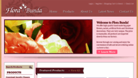 What Florabundaus.com website looked like in 2016 (7 years ago)