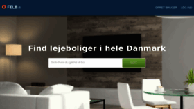 What Felb.dk website looked like in 2016 (7 years ago)