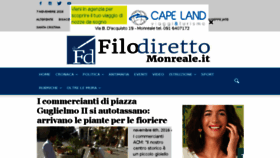 What Filodirettomonreale.it website looked like in 2016 (7 years ago)