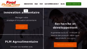 What Food-development.fr website looked like in 2016 (7 years ago)