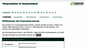 What Finanzamt.com.de website looked like in 2016 (7 years ago)