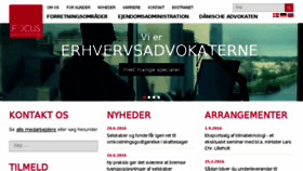 What Focus-advokater.dk website looked like in 2016 (7 years ago)