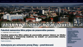 What Fnnitra.sk website looked like in 2016 (7 years ago)