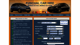 What Funchalcarhire.net website looked like in 2016 (7 years ago)