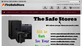 What Firesafestore.com website looked like in 2016 (7 years ago)