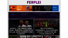 What Ferplei.com website looked like in 2016 (7 years ago)