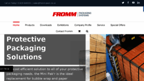 What Fromm-pack.co.uk website looked like in 2016 (7 years ago)