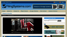 What Filingsystems.com website looked like in 2016 (7 years ago)