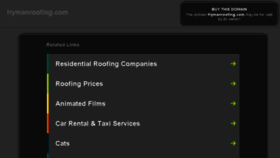 What Frymanroofing.com website looked like in 2016 (7 years ago)