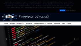 What Fabrizioviscardi.it website looked like in 2016 (7 years ago)