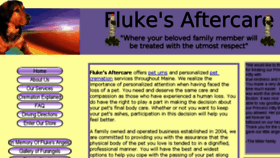 What Flukesaftercare.com website looked like in 2016 (7 years ago)