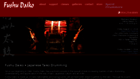 What Fushudaiko.org website looked like in 2016 (7 years ago)