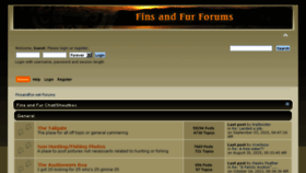 What Finsandfur.net website looked like in 2016 (7 years ago)