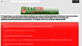 What Fckasiysiespoo.fi website looked like in 2016 (7 years ago)