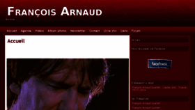 What Francoisarnaud.com website looked like in 2016 (7 years ago)