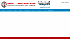 What Formulatedpolymers.com website looked like in 2016 (7 years ago)